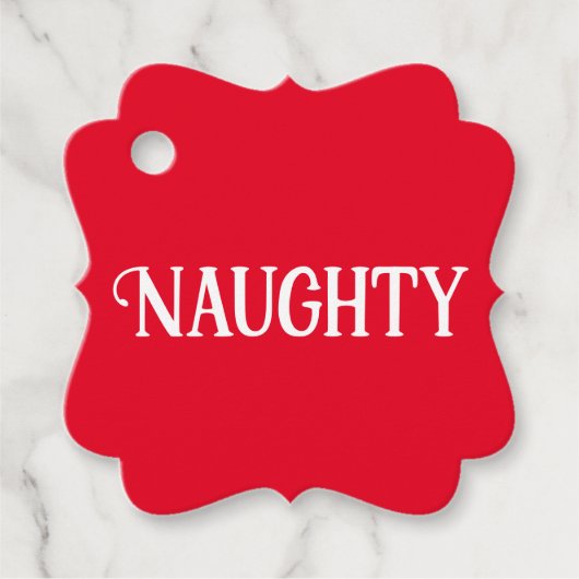 Ondeugend mooi tweezijdig bedankjes labels (Voorkant)