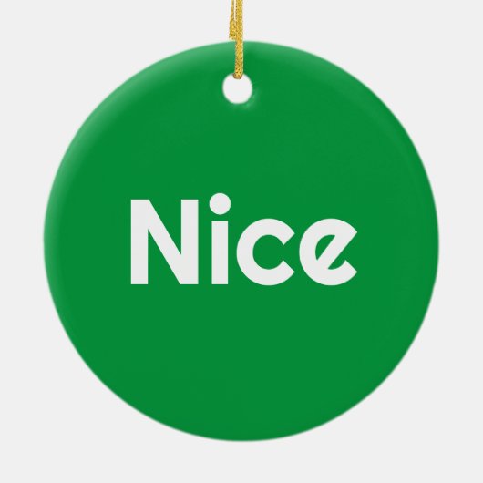 Ondeugend mooi tweezijdig keramisch ornament (Achterkant)