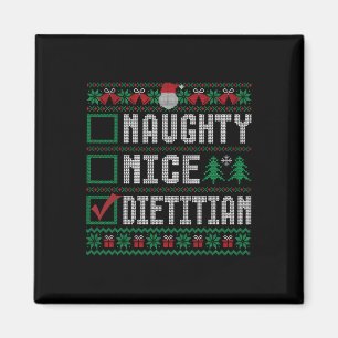Ondeugend Nice Dietitian Kerstlijst Vakantie Zeeen Magneet
