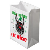 Ondeugend of aardig, Krampus Medium Cadeauzakje (Voorkant Gekanteld)