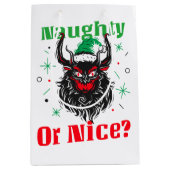 Ondeugend of aardig, Krampus Medium Cadeauzakje (Voorkant)