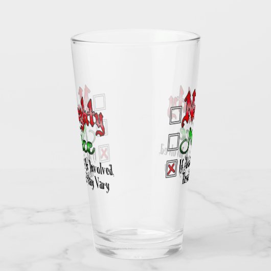 Ondeugend of lekker alcohol editie glas (Rechts)