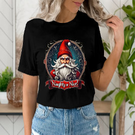 Ondeugend of Lekker  Santa - Retro Vakantie T-shirt