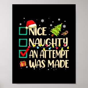 Ondeugend of leuk grappig een poging werd gedaan K Poster