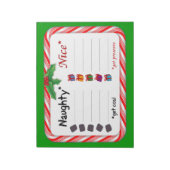 Ondeugend of mooi Notitieblok 8,5 "x11", 40 pagina (Linkerzijde)