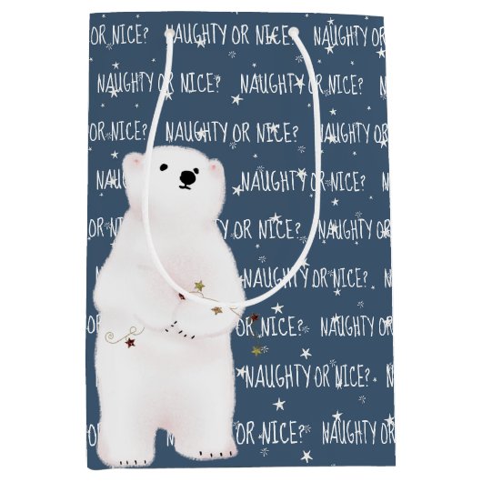 ONDEUGEND OF MOOI POLAR Beer op Sterren Medium Cadeauzakje (Voorkant)