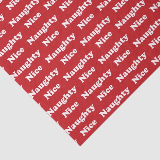 Ondeugend of mooi Rood Tissuepapier (Detail)