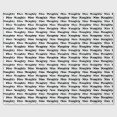 Ondeugend of mooi wit zwart modern grappig schatti cadeaupapier (Vlak)