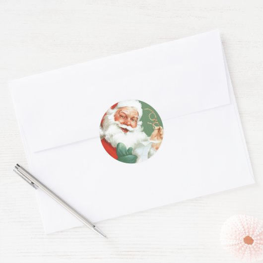 Ondeugend of Nice Santa Stickers - (Envelop)