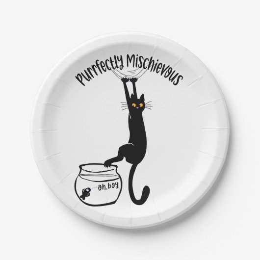 ondeugend papieren bordje (Voorkant)