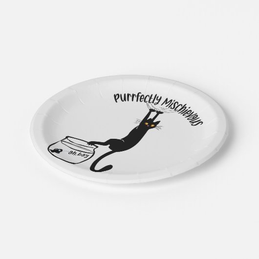 ondeugend papieren bordje (Gekanteld)