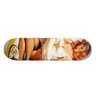  Ondeugend Picknick Pin Up Meisje Persoonlijk Skateboard