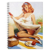  Ondeugend Picknick Pin Up Notitieboek (Voorkant)