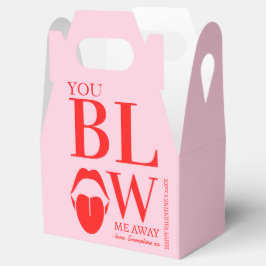 Ondeugend Roze Rode Valentijnsdag Kaart Bedankdoosjes