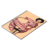  Ondeugend Snoep Striper Pin Up Notitieboek (Linkerzijde)