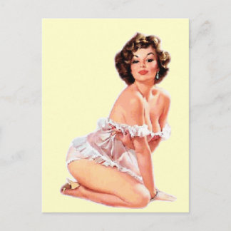 Ondeugend SweetHeart Pin Up Meisje Briefkaart