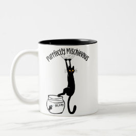 ondeugend tweekleurige koffiemok