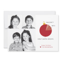 Ondeugend versus mooi infographic kerst Kaarten