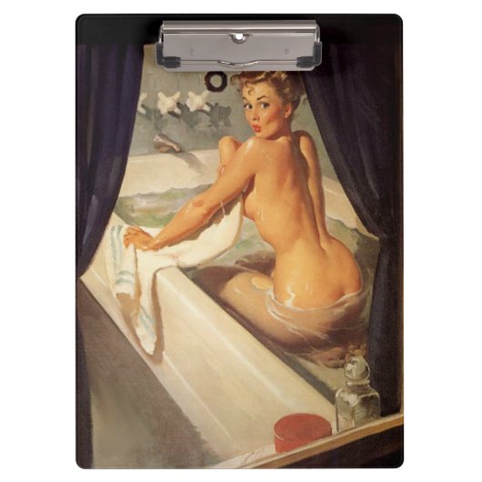 Ondeugend Vies Pin-up Klembord (Voorkant)