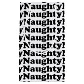 Ondeugend zwart & wit patroon grappig schattig kle klein cadeauzakje (Voorkant)