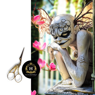 Ondeugende Gotische Parijs Gargoyle Decoupage Tissuepapier