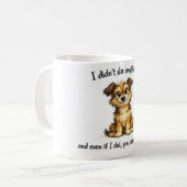 Ondeugende Hond Mok (Voorkant links)