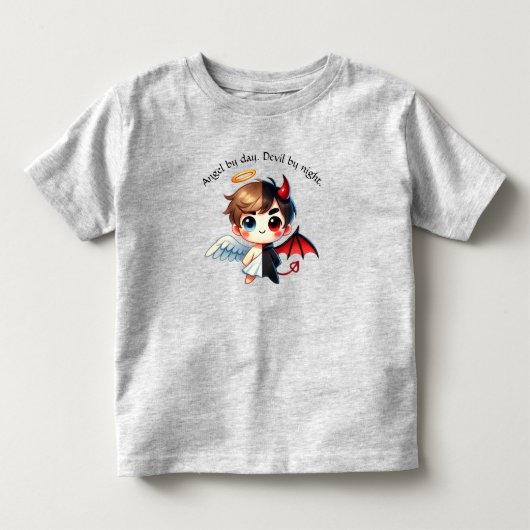 ondeugende jongen kinder shirts (Voorkant)