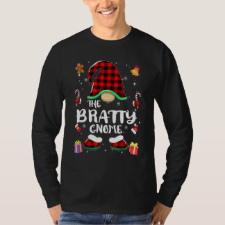 Ondeugende Kabouter Buffalo Plaid Rode Bijpassende T-shirt