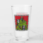 Ondeugende Katten Klimmen Kerstboom Zwart Lijst Glas (Achterkant)