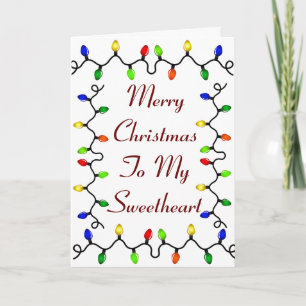 **ONDEUGENDE LIEVERD** LIEFDE MET KERST FEESTDAGEN KAART