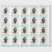 Ondeugende lijst Herhaal Overtreder Wrapping Paper Cadeaupapier (Vlak)