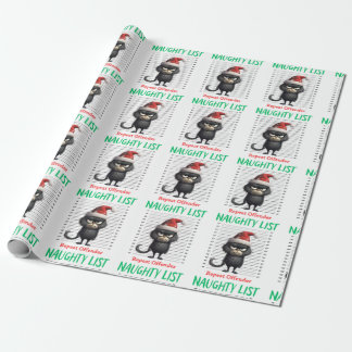 Ondeugende lijst Herhaal Overtreder Wrapping Paper Cadeaupapier