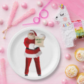 Ondeugende lijst Ronde 9"document Borden Papieren Bordje (Feest)