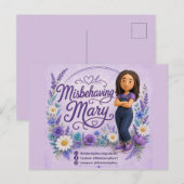 Ondeugende Mary Ansichtkaart Briefkaart (Voorkant / Achterkant)