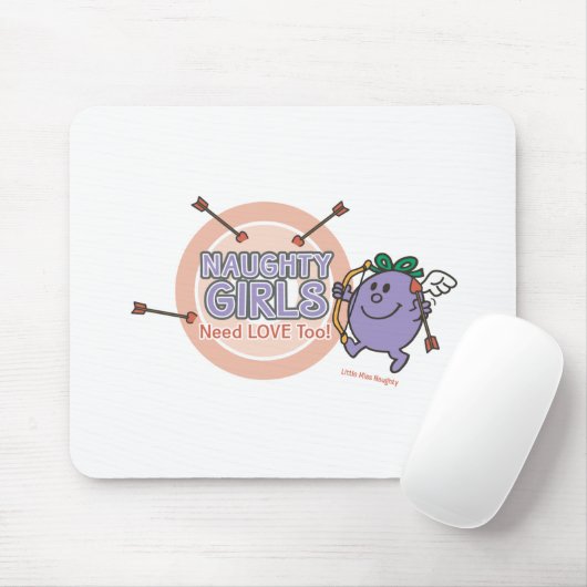 Ondeugende meisjes hebben ook liefde nodig! muismat (Met muis)
