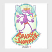 Ondeugende mug klaar om je te bijten deze zomer sticker (Vel)