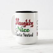 Ondeugende of leuke gamers editie wit tweekleurige koffiemok (Voorkant links)