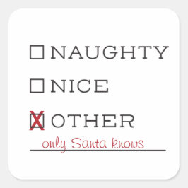 Ondeugende of Leuke Grappige Kerst stickers
