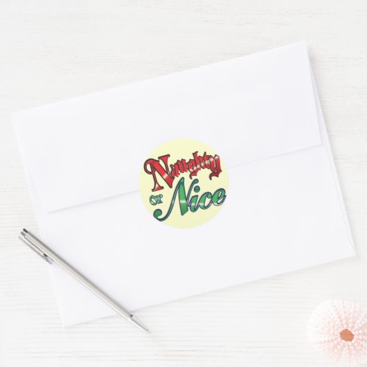 Ondeugende of leuke Kerst stickers (Envelop)
