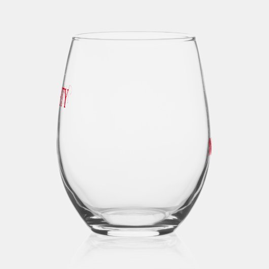 Ondeugende of leuke tekst wijnglas zonder voet (Links)