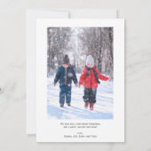 Ondeugende of mooie kerstvakantie Kaart (Achterkant)