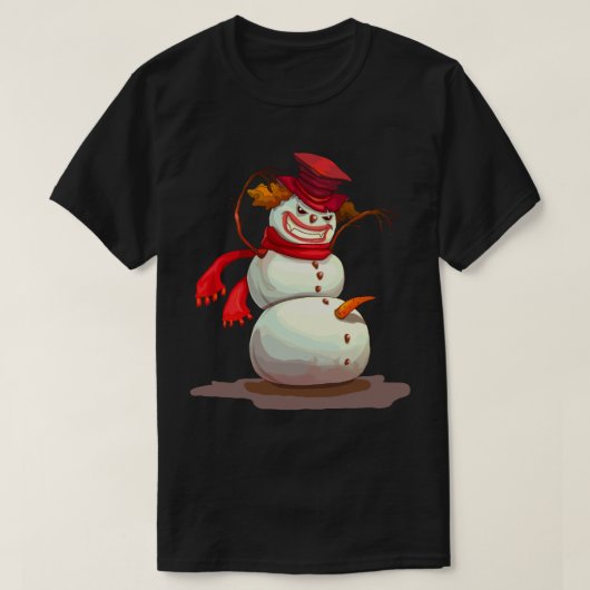 Ondeugende Sneeuw T-shirt (Design voorkant)