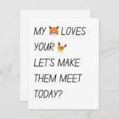 ondeugende valentijn kaart voor hem (Voorkant / Achterkant)