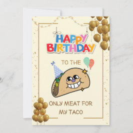 Ondeugende Verjaardag Kaart, Grappige Dag Kaart vo