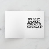 ONDEUGENDE VERJAARDAG KAART VOOR MAN HEM (Binnen)