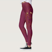 Ondeugende Vixens club vermaakte echtgenoten Leggings (Links)