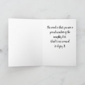 **ONDEUGENDE VROUW** LIEFDE MET KERST FEESTDAGEN KAART (Binnen)