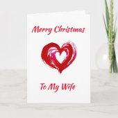 **ONDEUGENDE VROUW** LIEFDE MET KERST FEESTDAGEN KAART (Voorkant)