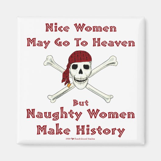 Ondeugende vrouwen maken geschiedenis magneet (Voorkant)