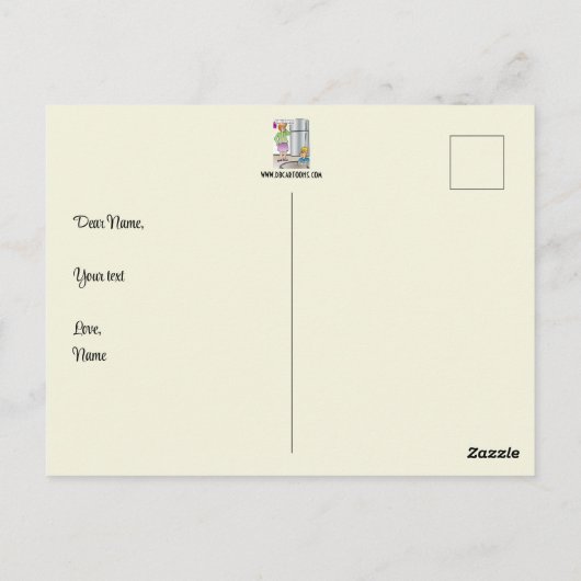 Ondeugende woorden Briefkaart (Achterkant)